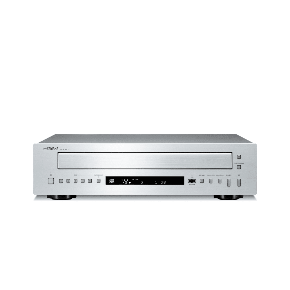 CD-speler YAMAHA CD-C603 zilver- wisselaar