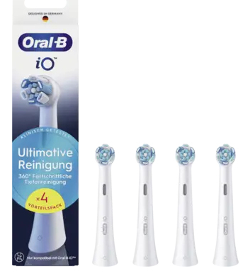 Opzetborstel ORAL-B 209318 iO / Ultimate / wit / 4 stuks