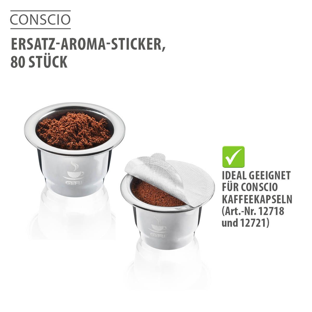 Aromasticker GEFU 60.GF12722 Conscio / 80pcs