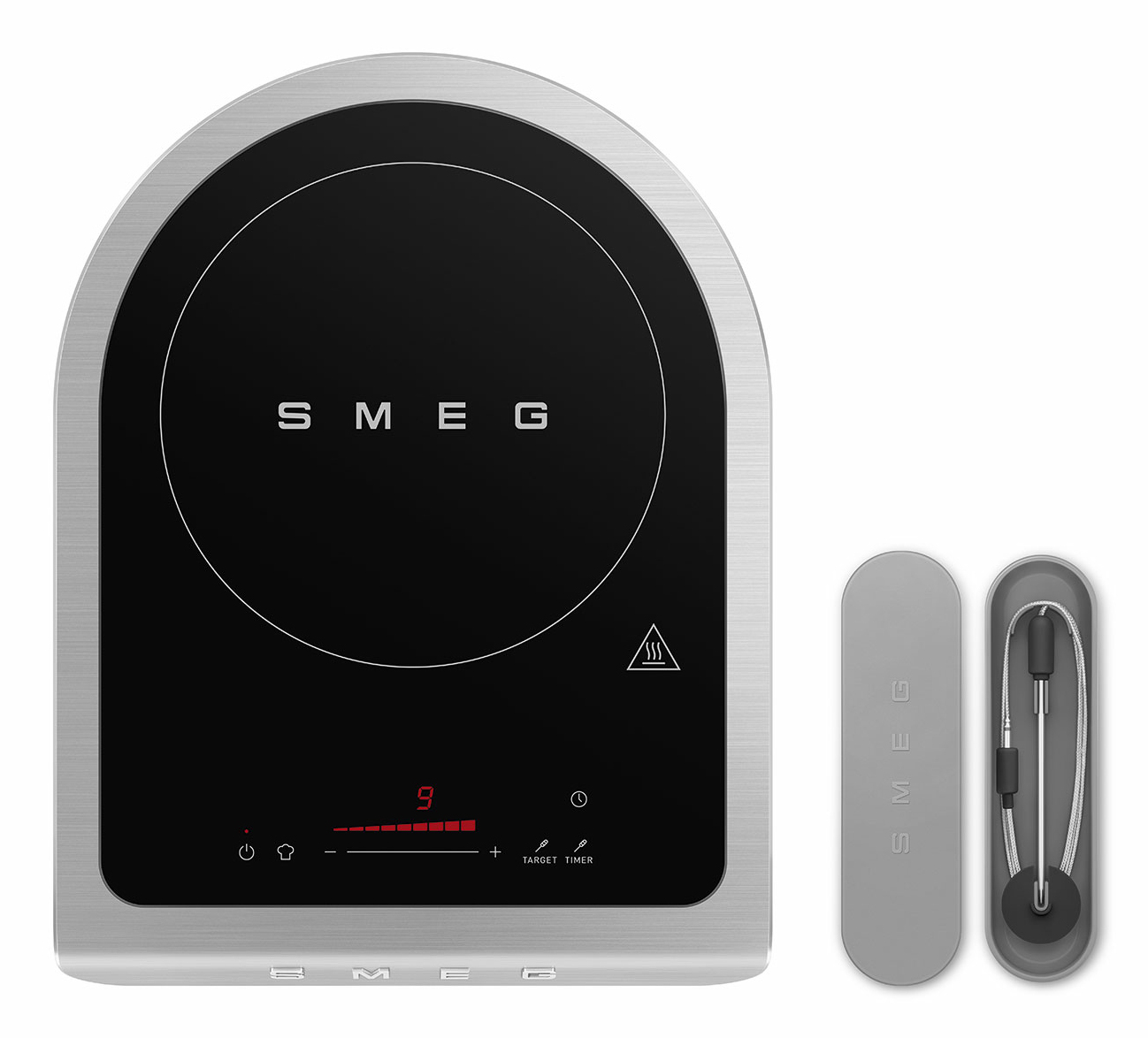 Smeg taque à induction noir blanc