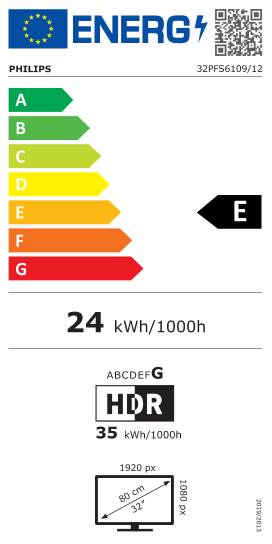 Philips 32PFS6109/12 TV 81,3 cm (32") Full HD Smart TV Wifi Noir