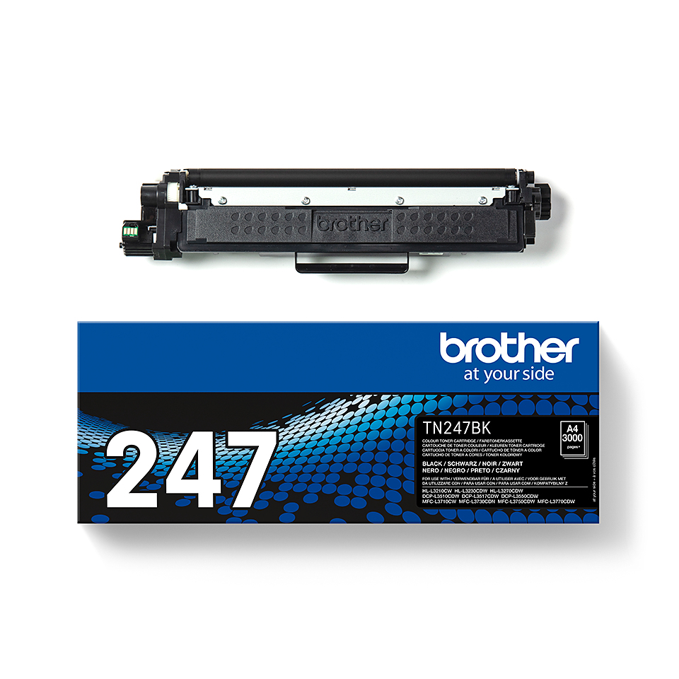 Toner BROTHER TN247BK zwart 3.000 pagina's