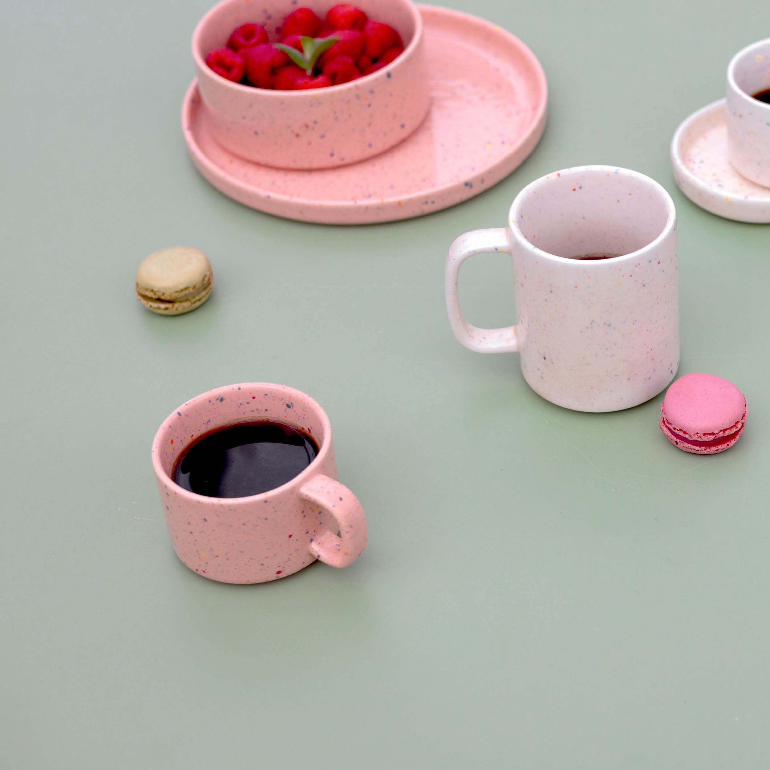 Plat bord ONA 262190 Fika / 20,5cm / roze
