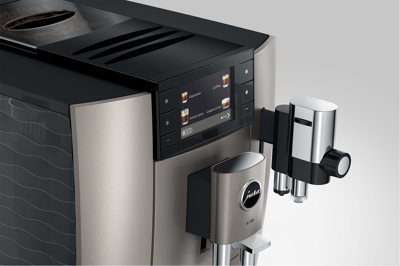 Jura E8 MIDNIGHT SILVER 15712
