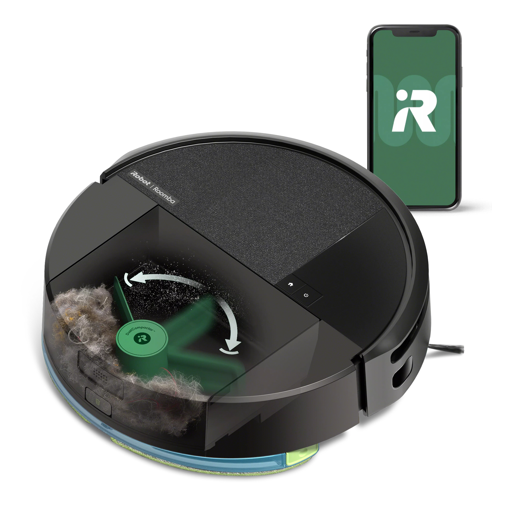 Robotstofzuiger IROBOT 205 Roomba / Combo / DustCompactor / zwart