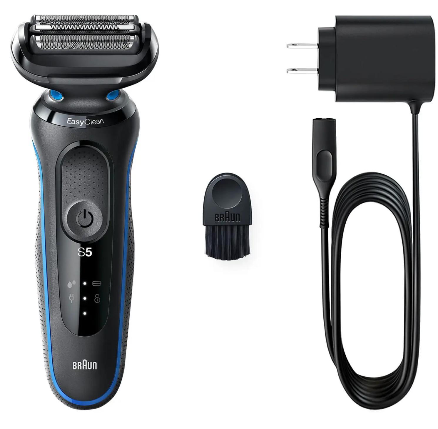Braun 51-B1000s Scheerapparaat met scheerblad Trimmer Zwart, Blauw