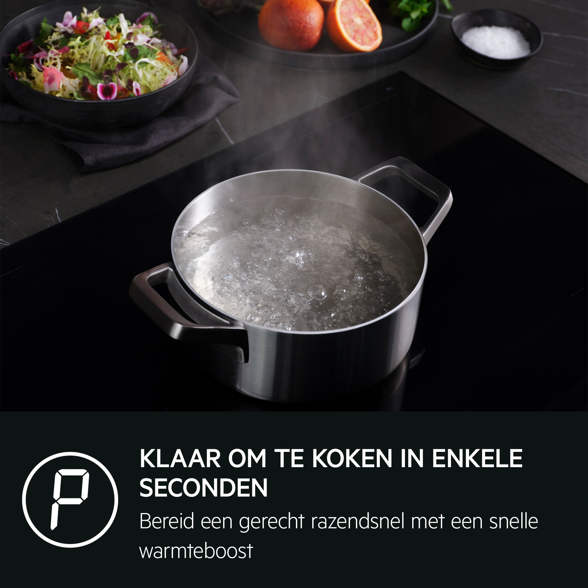 Kookplaat BI AEG TII84B10FZ/ Inductie / Zwart
