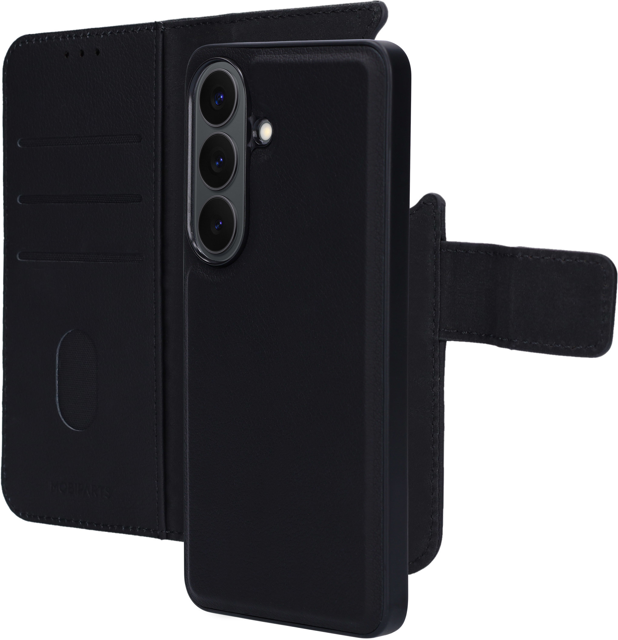 Mobiparts Leather 2 in 1 Wallet Case Samsung Galaxy S26 Black