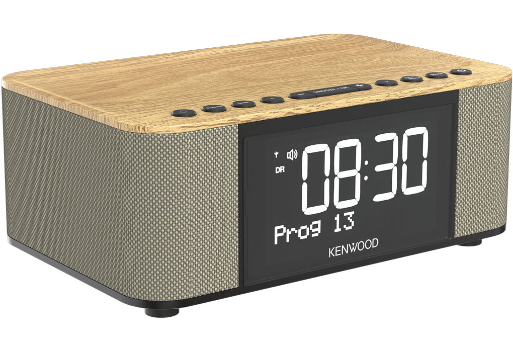 Wekkerradio KENWOOD CR-ST40DAB hout/groen