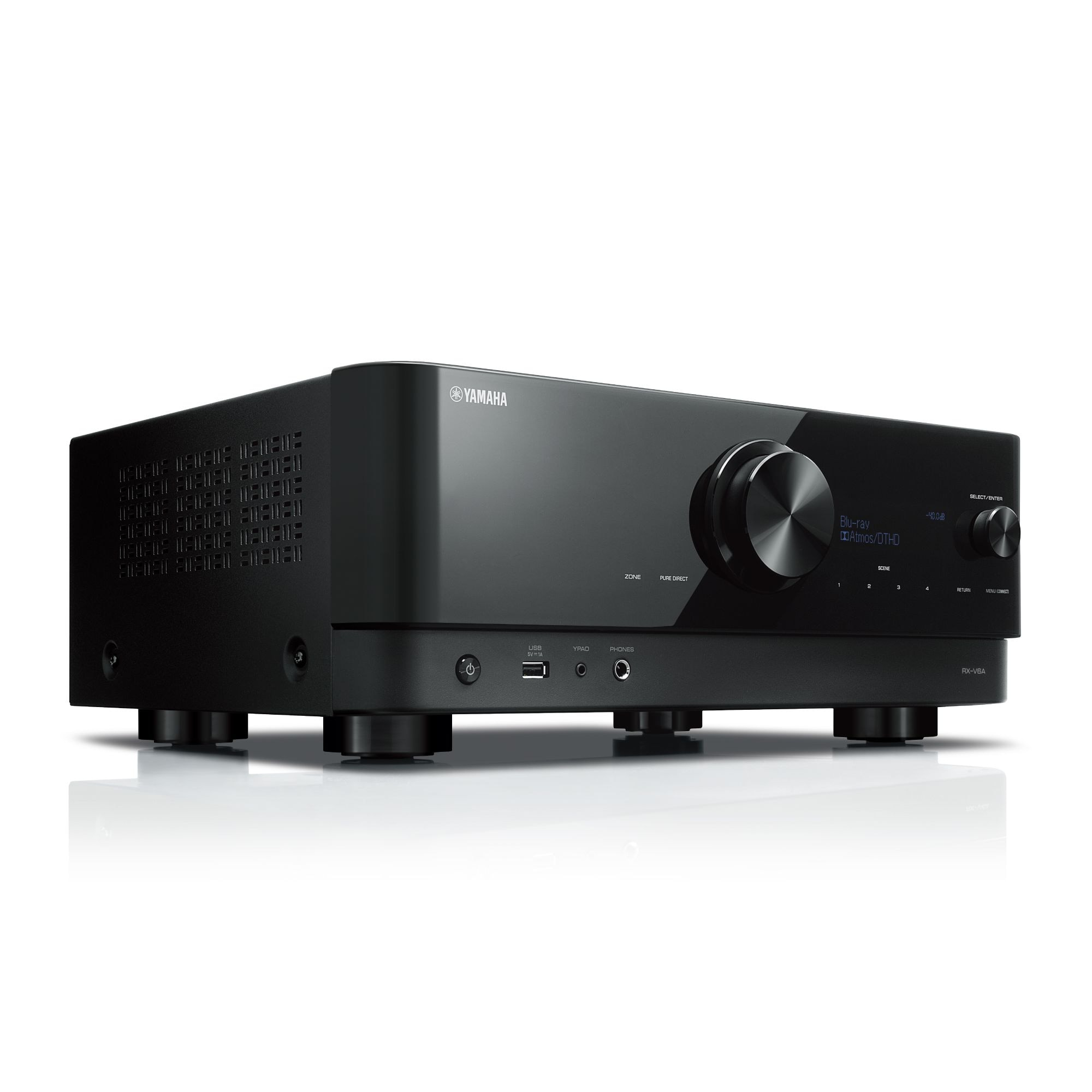 AV Receiver Yamaha RX-V6A zwart