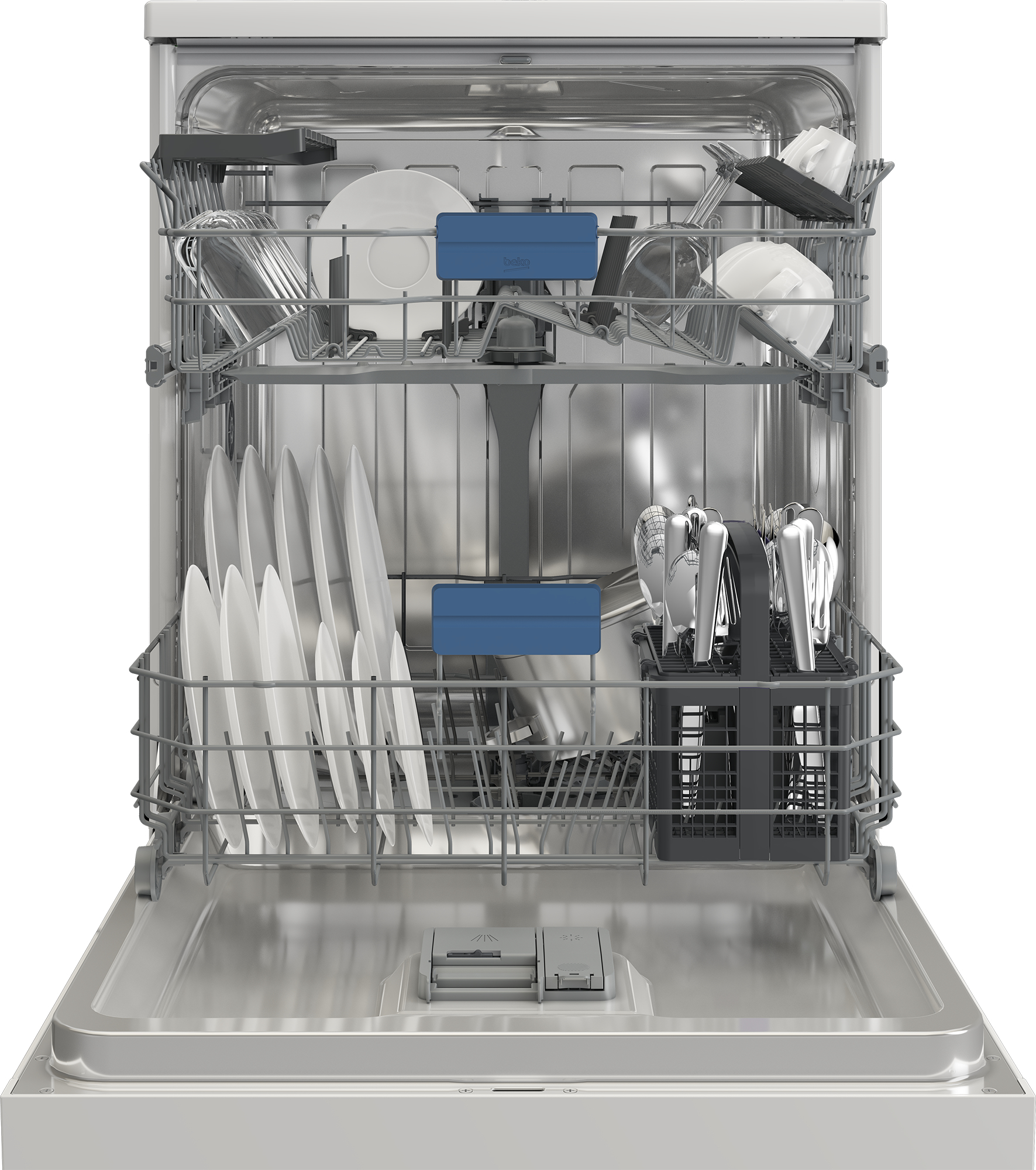 Vaatwasser vrij BEKO BDFN26440W2 / C / Hygieneshield / bestekmand