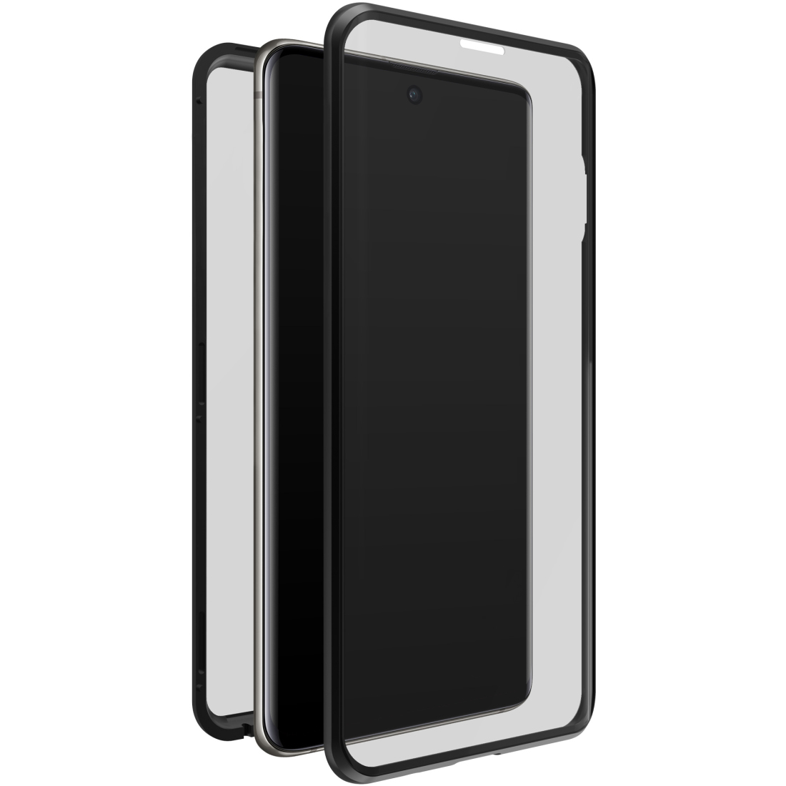 Black Rock Coque de protection 360° Glass pour Samsung Galaxy A72, noir