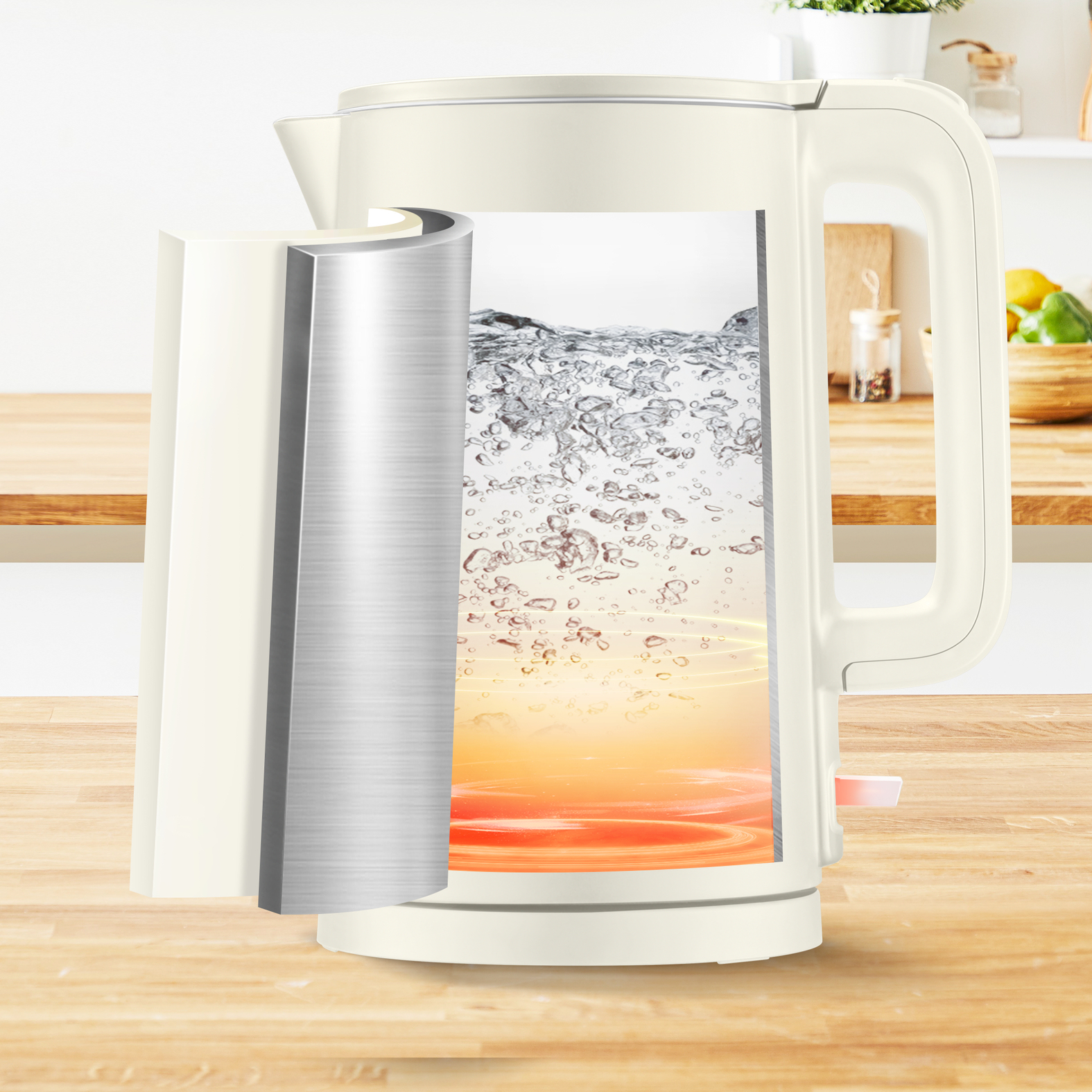 Waterkoker TEFAL KO140AE0 Wit