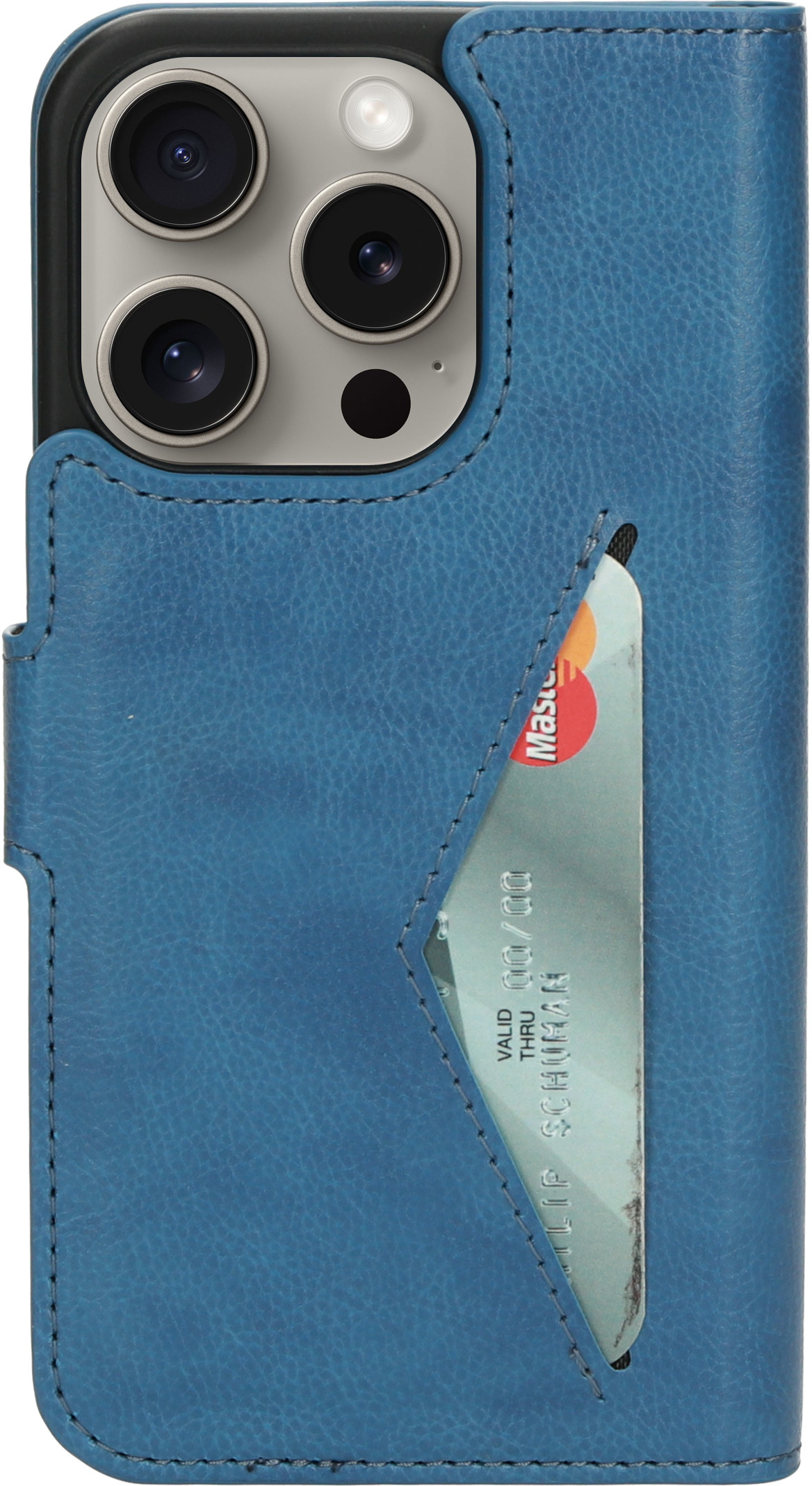 Mobiparts Classic Wallet coque de protection pour téléphones portables 15,5 cm (6.1") Étui avec portefeuille Bleu