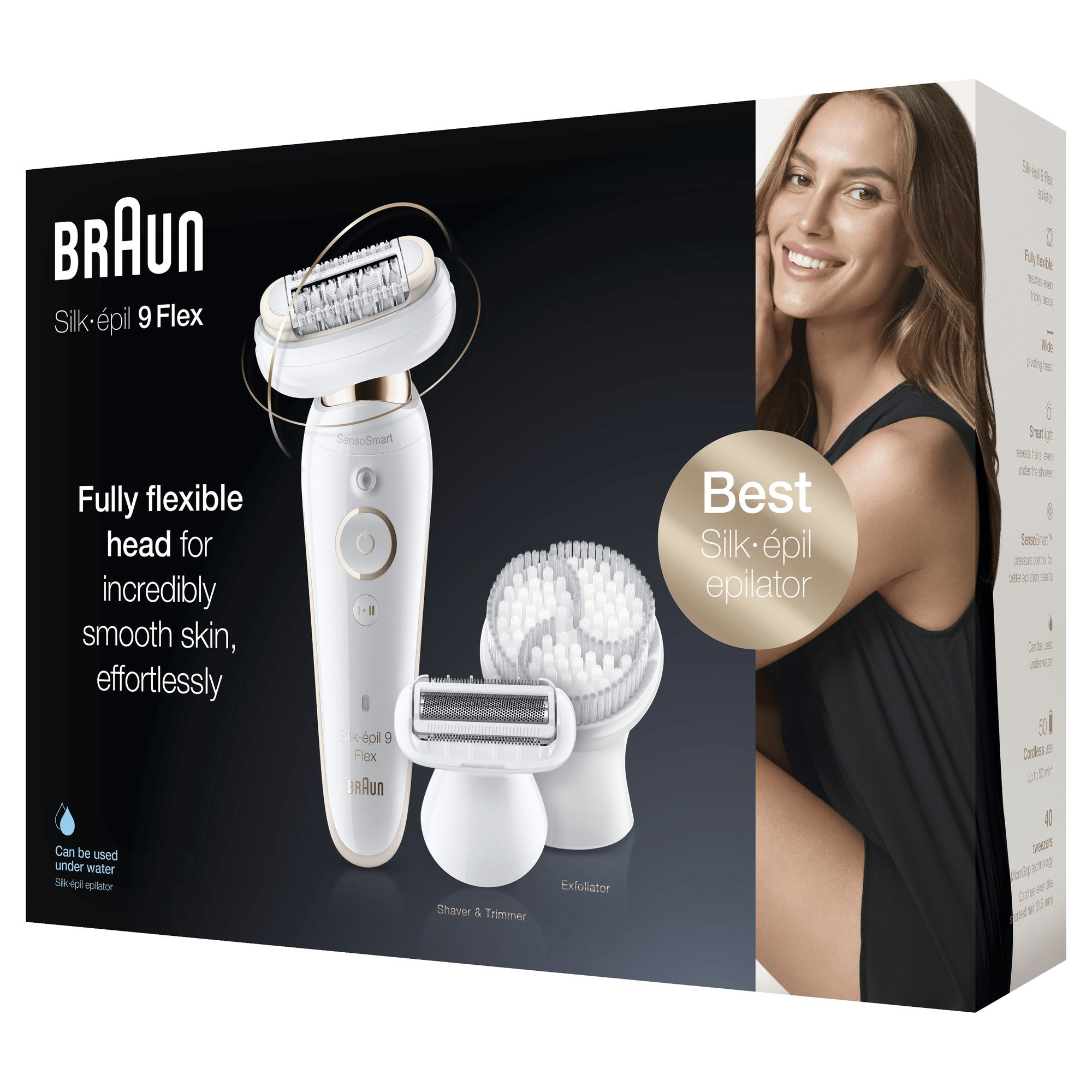 Epilator BRAUN SES9030 + scheerkop