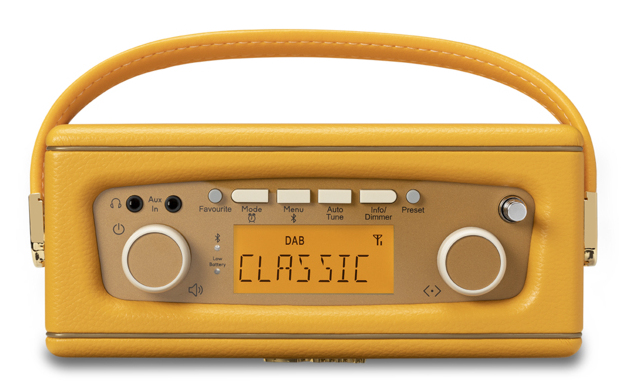 DAB+ radio ROBERTS Revival Uno BT sunburst yellow