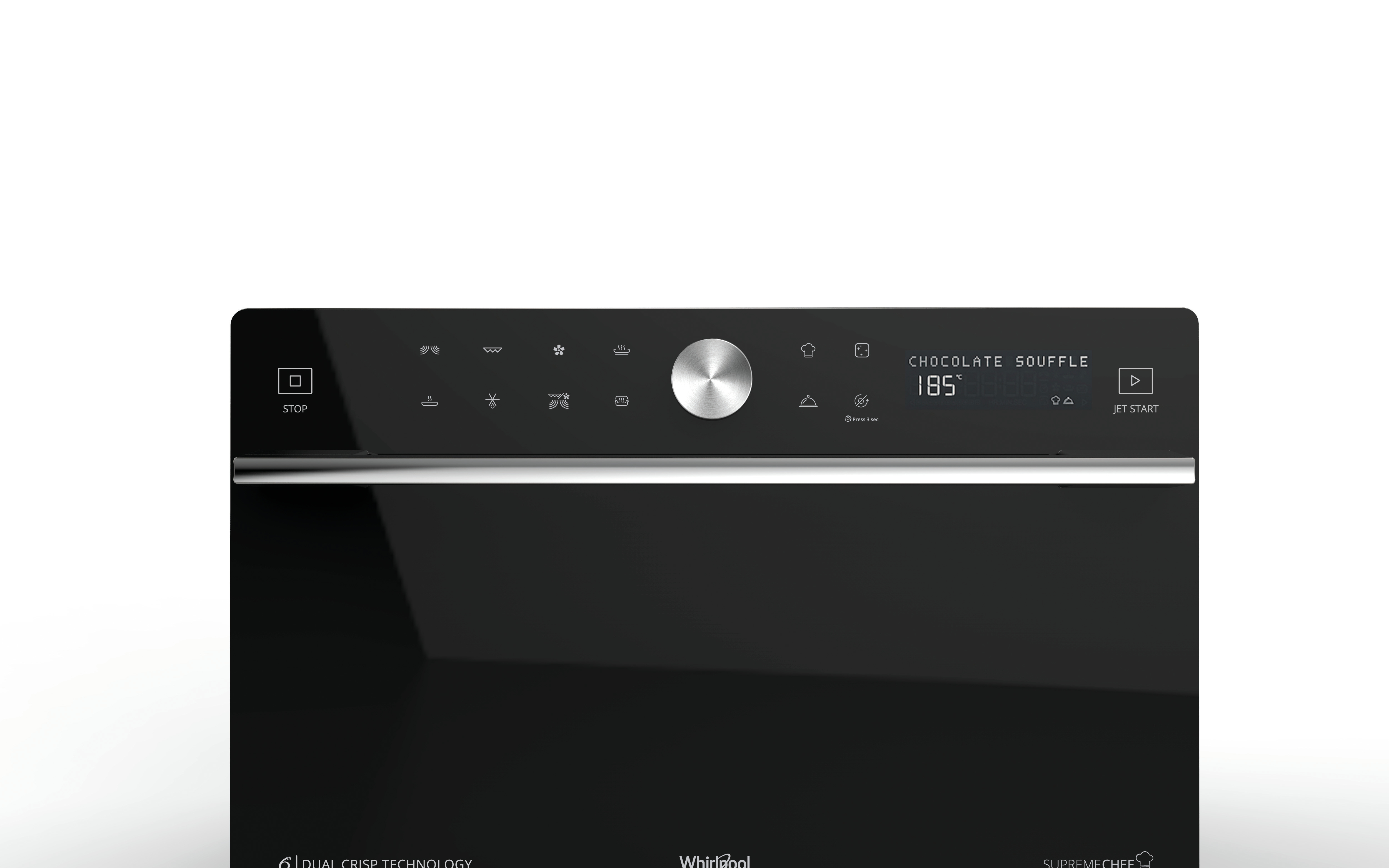 Whirlpool MWP 3391 SB Aanrecht Combinatiemagnetron 33 l 1000 W Zwart, Zilver