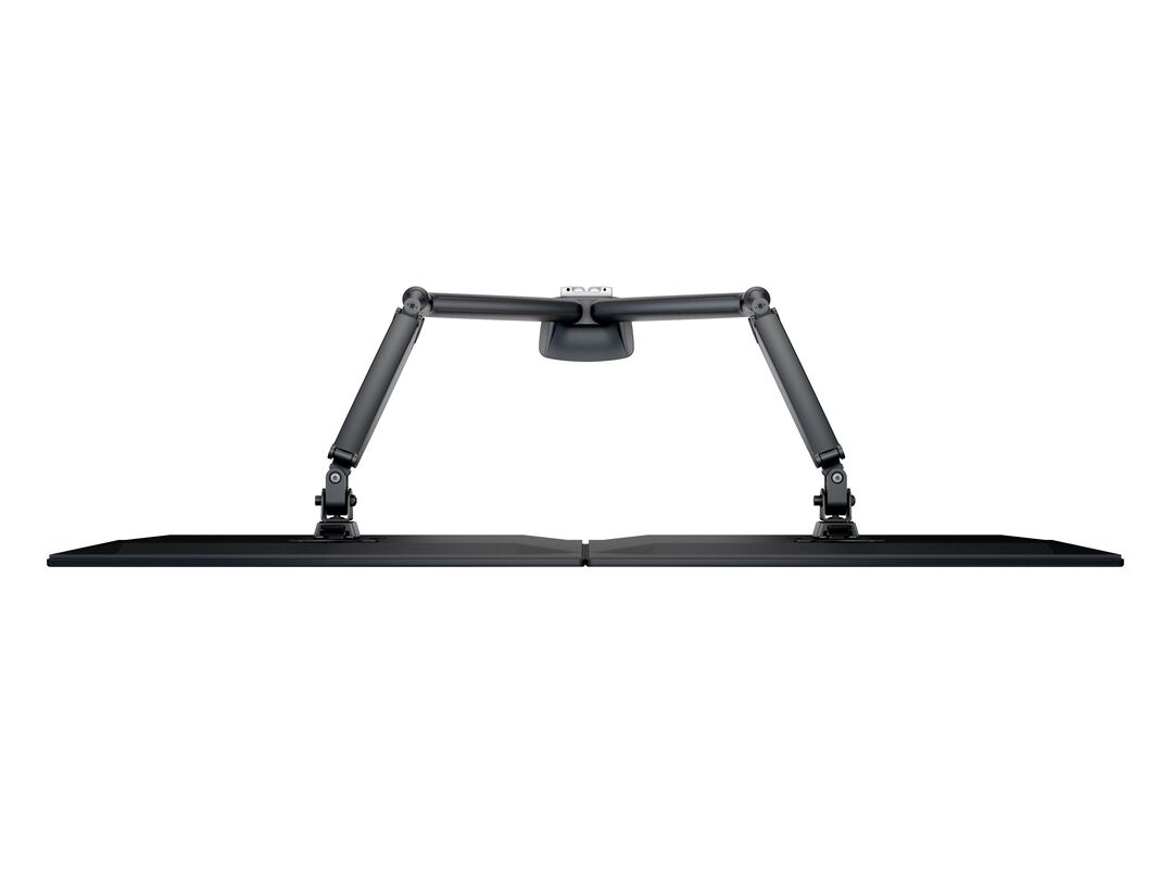 Multibrackets 3286 support d'écran plat pour bureau 68,6 cm (27") Noir, Argent