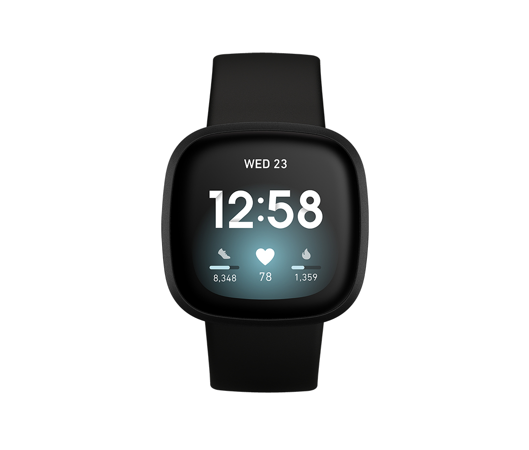 Fitbit Versa 3 4,01 cm (1.58") AMOLED 40 mm Digitaal Zwart Wifi GPS