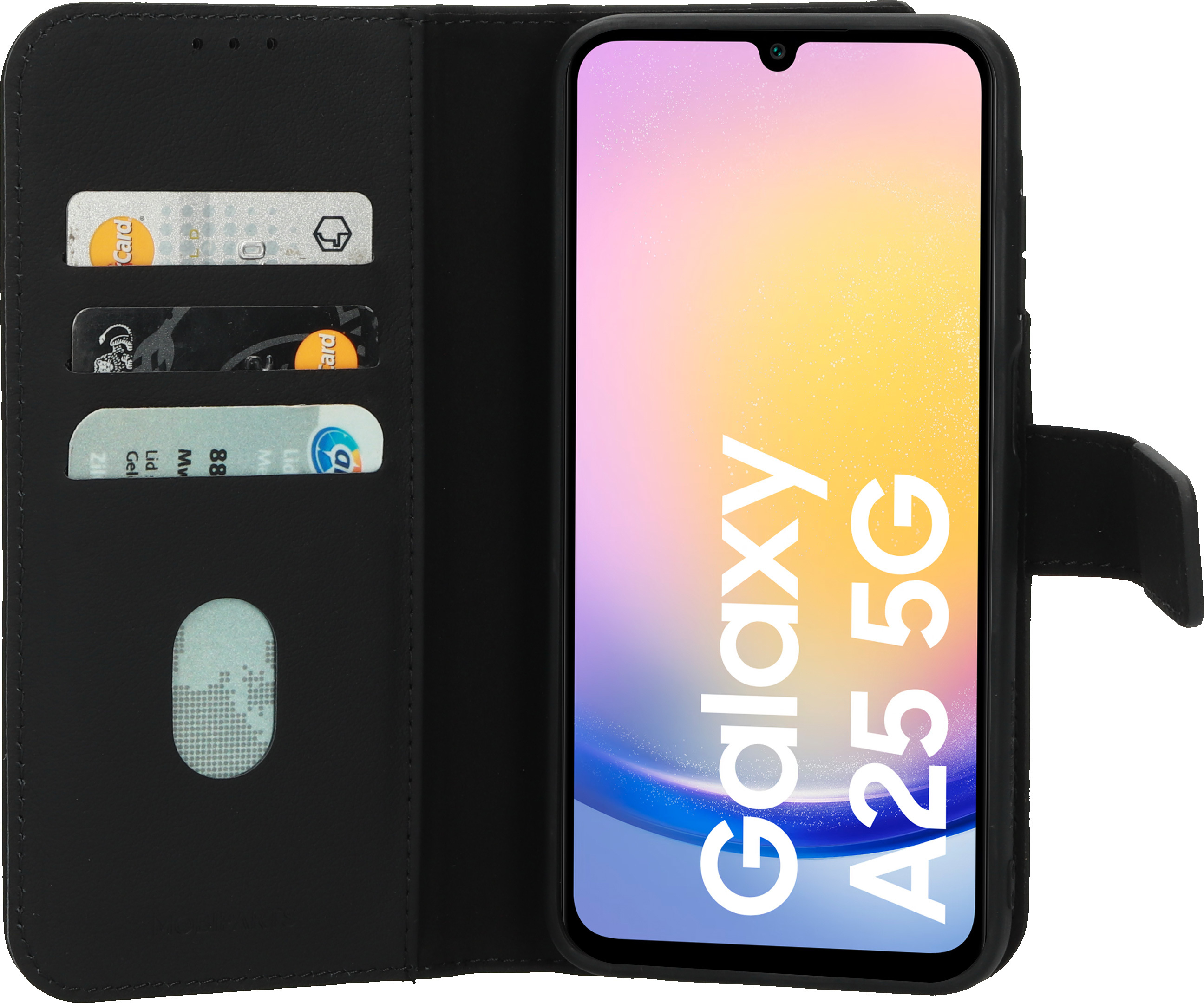 Mobiparts Leather 2 in1 Wallet Case Samsung Galaxy A25 Black