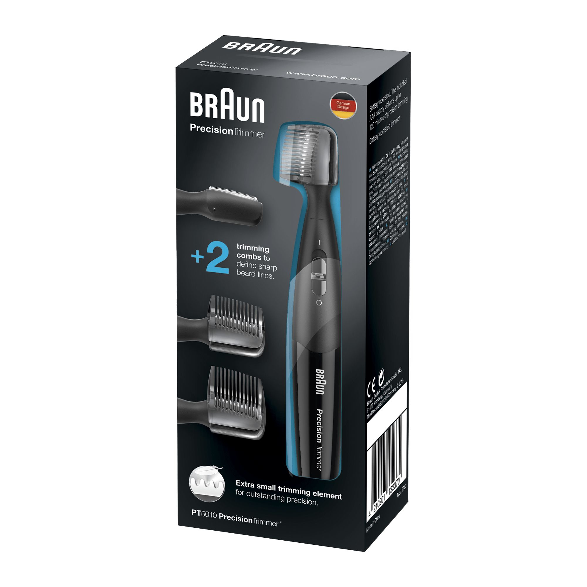 Braun Precisietrimmer PT5010 – Nauwkeurig trimmen van de baard met
