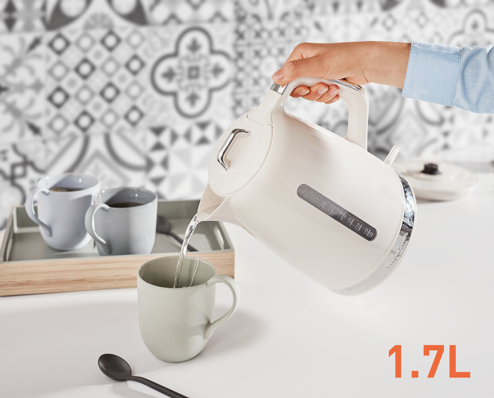 Waterkoker MOULINEX BY320A10 Soleil Ivoor 1,7L
