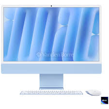 Apple Imac 24" 2024 M4 10C-CPU / 10C-GPU 24GB 512GB - Blue + Nummeriek