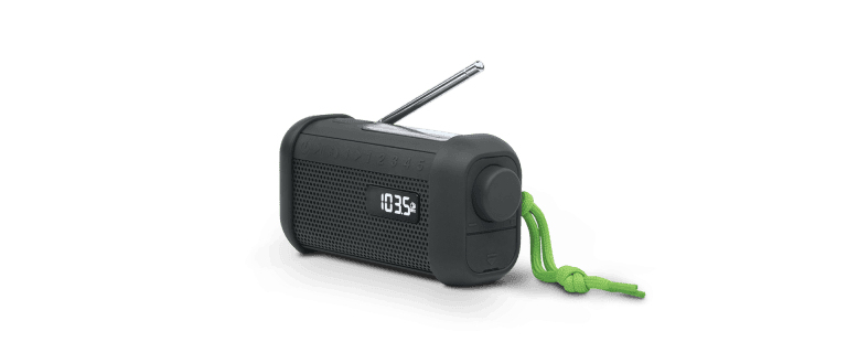 FM/AM radio MUSE MH-08 MB zwart/groen