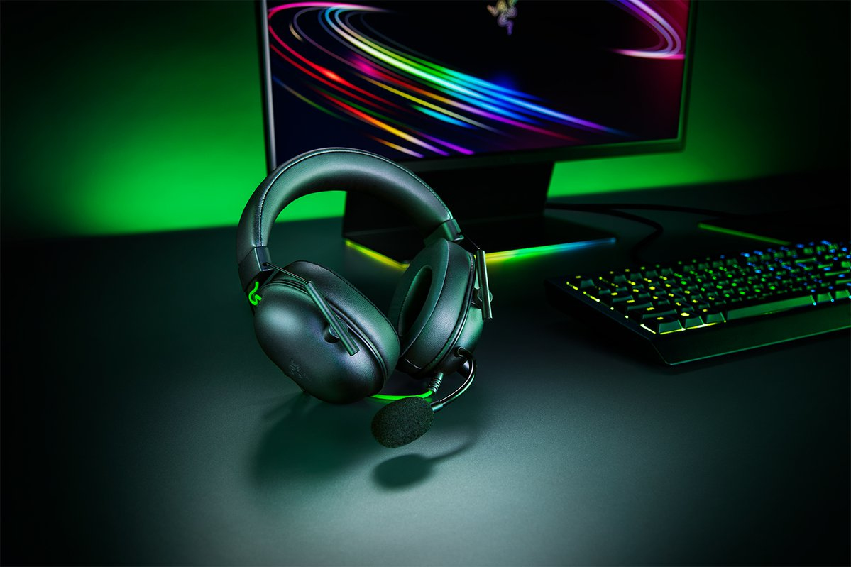 Razer Blackshark V2 X Headset Bedraad Hoofdband Gamen Zwart, Groen