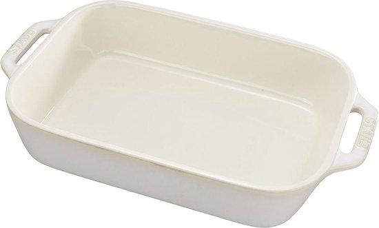 Ovenschaal STAUB 40511-883-0 27x20cm Ivoor