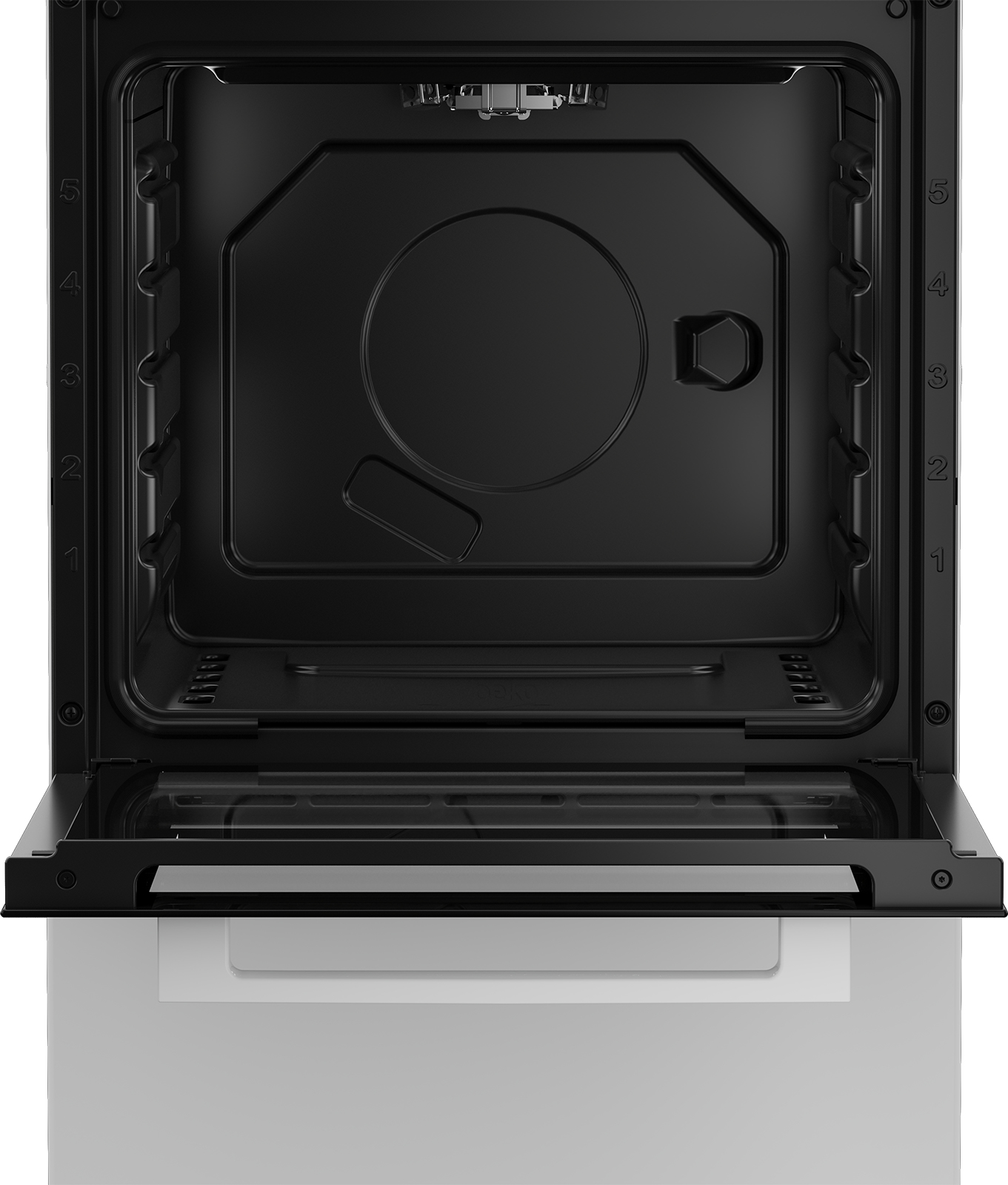 Beko FSG52020DW fornuis Vrijstaand fornuis Gas Gaskookplaat Zwart, Wit