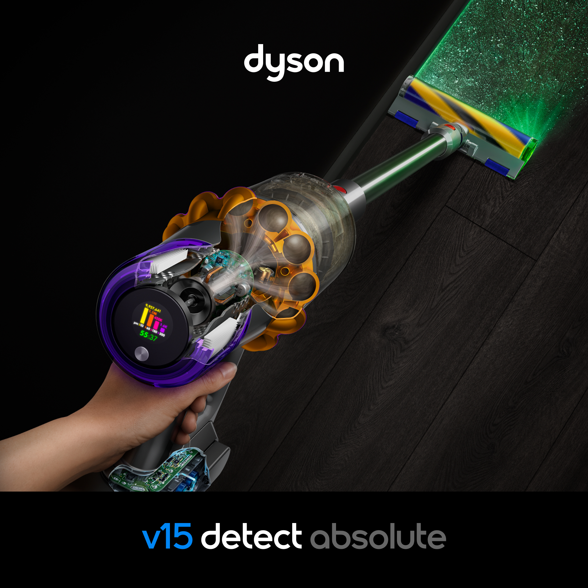 Steelstofzuiger DYSON 494719-01 V15 / Detect Absolute 