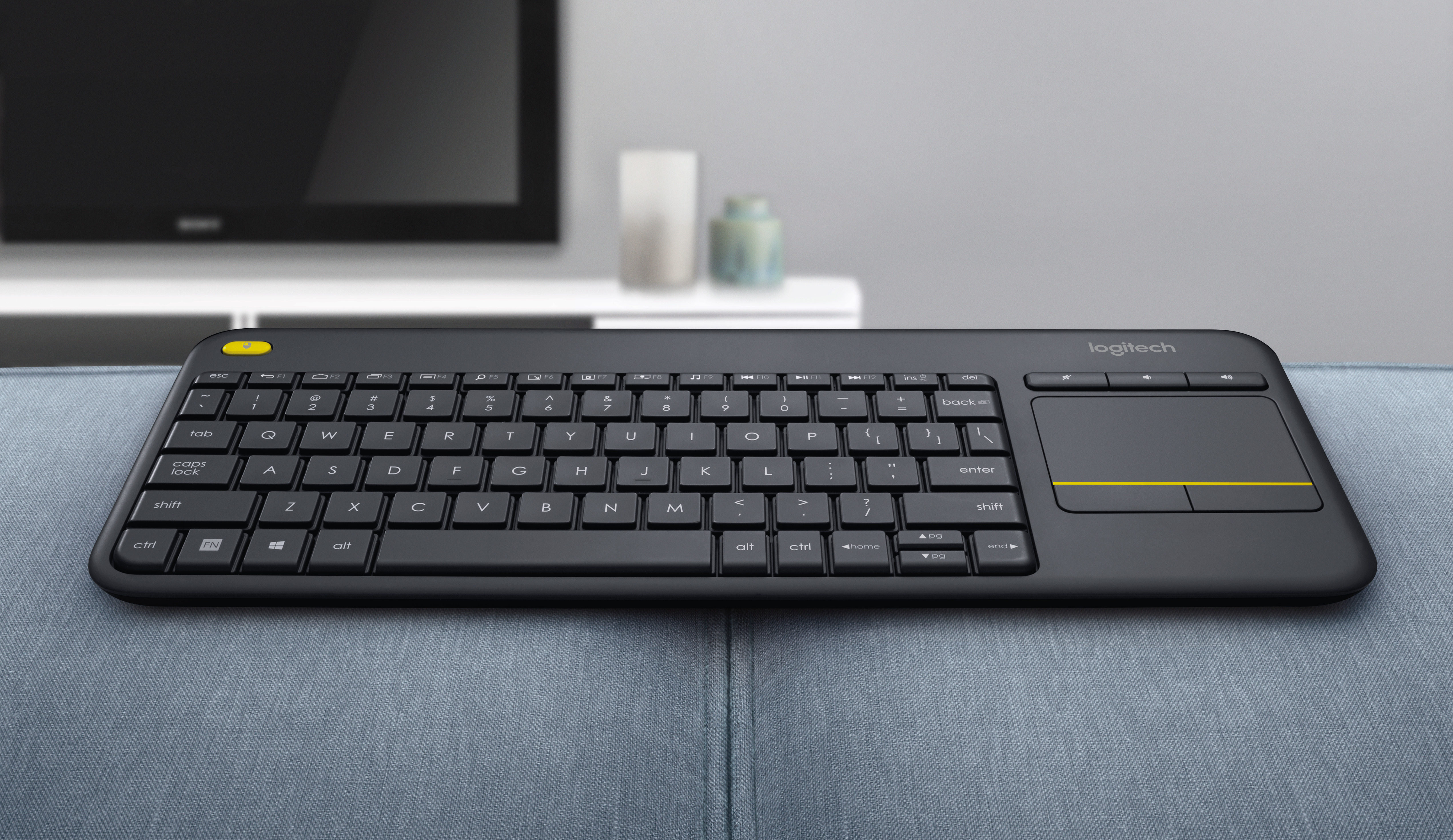 Logitech wireless touch keyboard k400 bl