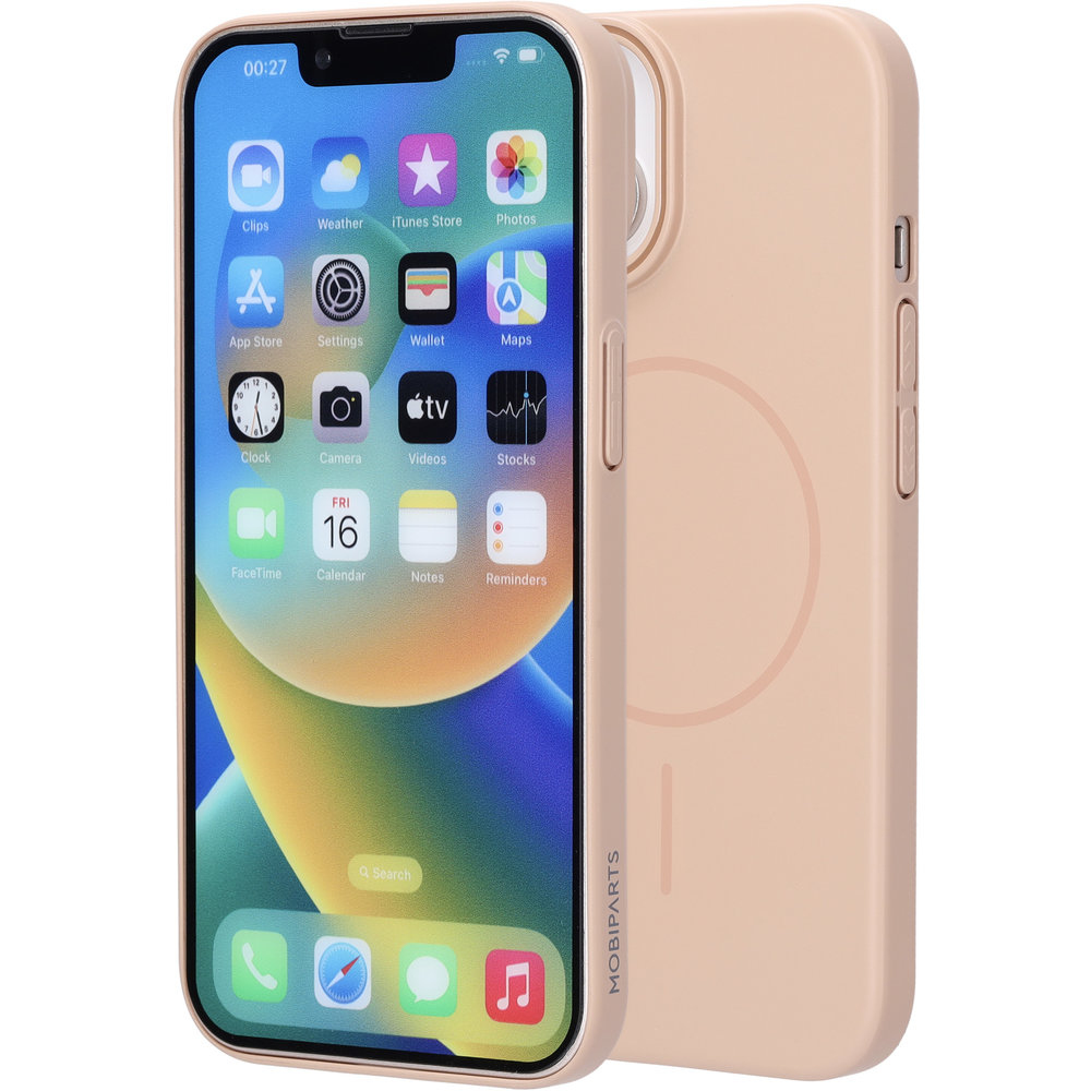 Mobiparts Slim Line Case Apple iPhone 15 (MagSafe) Dune Sand