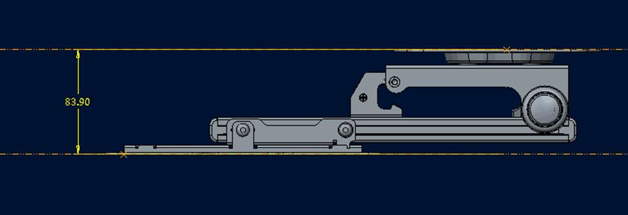 Multibrackets Muursteun Flip down (zwart) MB739826