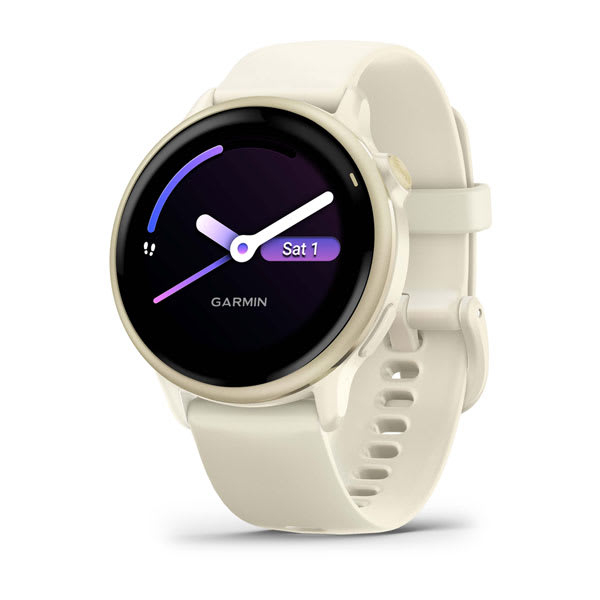 Smartwatch Garmin Vivoactive 6 Bone/Lunar Gold