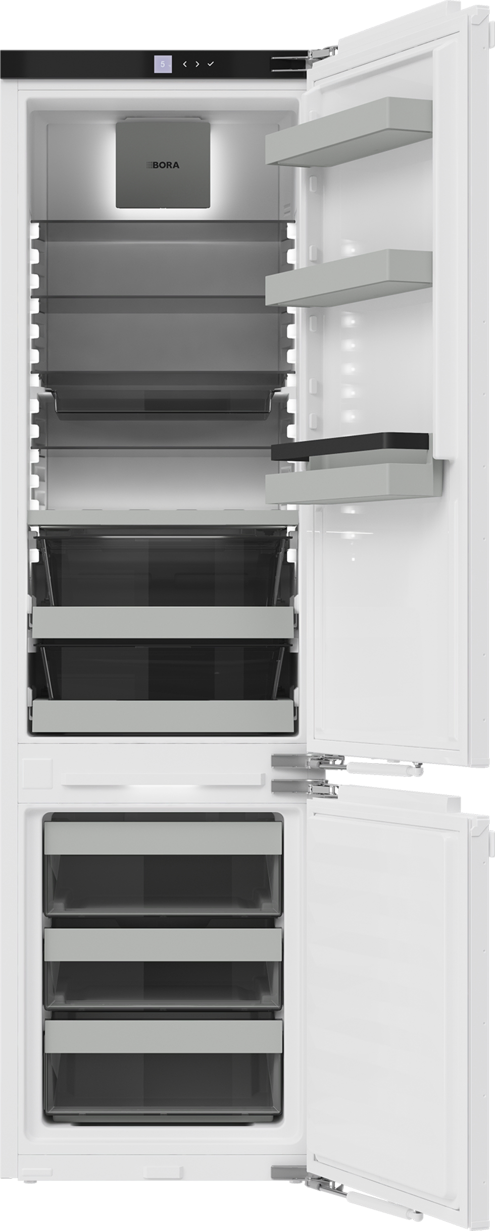 BORA C194KG koel-vriescombinatie Ingebouwd 275 l D Wit