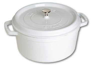 Ronde Cocotte STAUB 1102602 Wit / 28cm / 6,7L