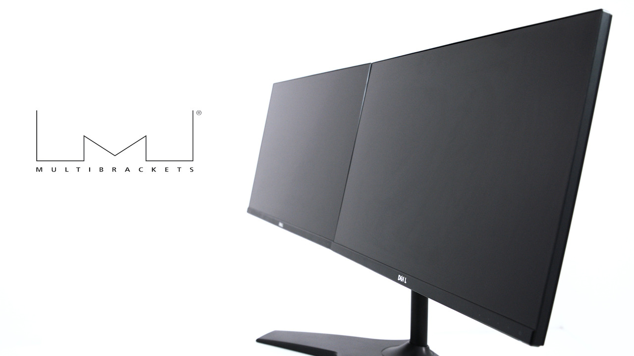 Monitorsteun MULTIBRACKETS dual stand zwart