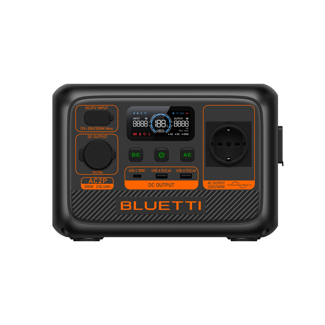 Powerstation Bluetti - AC2P - 230Wh - 300W>600W