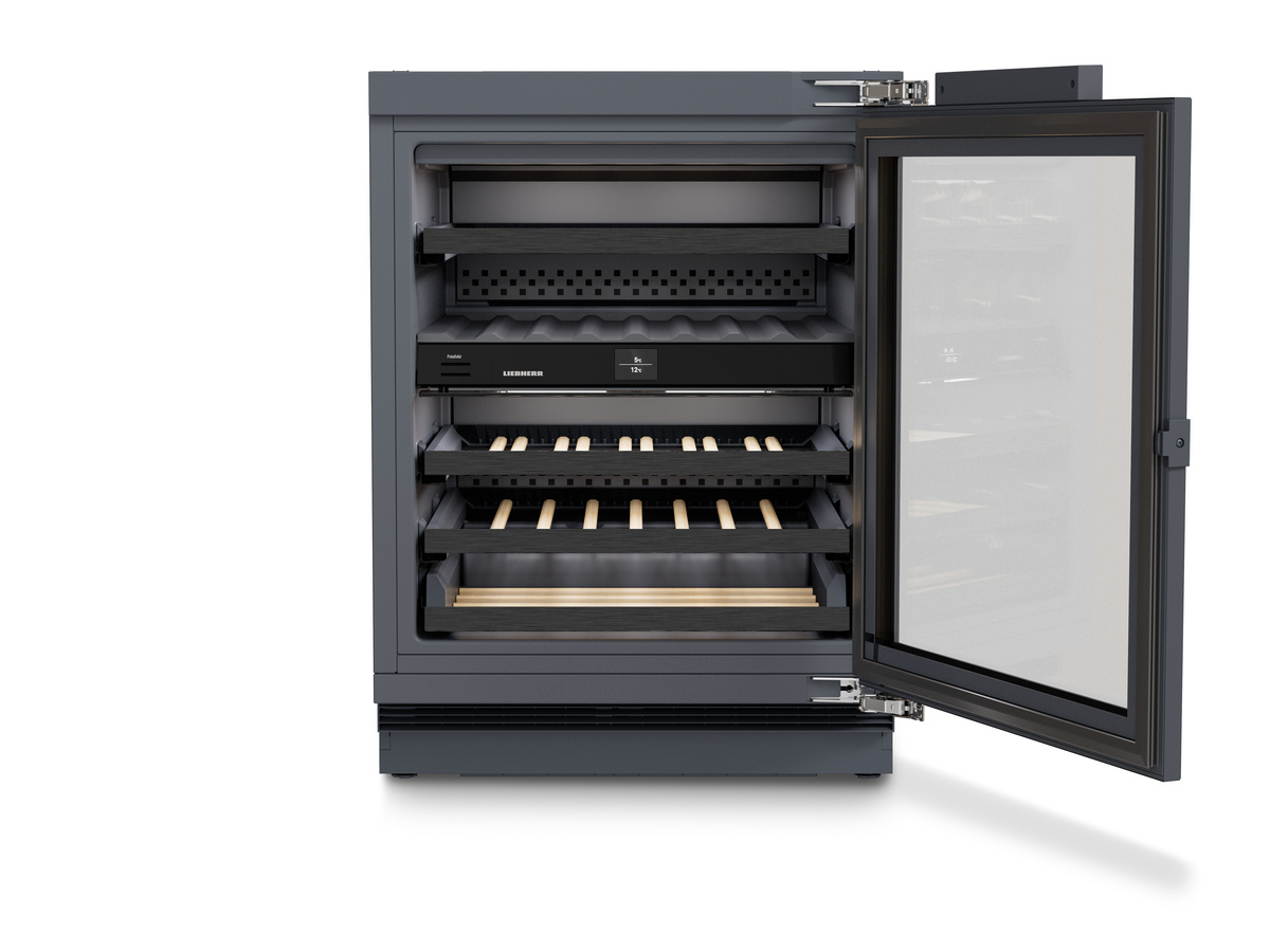 Liebherr UWpri 3662 Vinidor Selection Thermo-elektrische wijnkoeler Onderbouw Zwart 32 fles(sen)