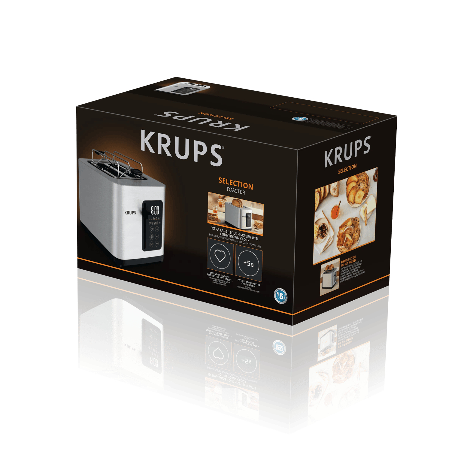 Broodrooster KRUPS KH651DE0 Selection / inox