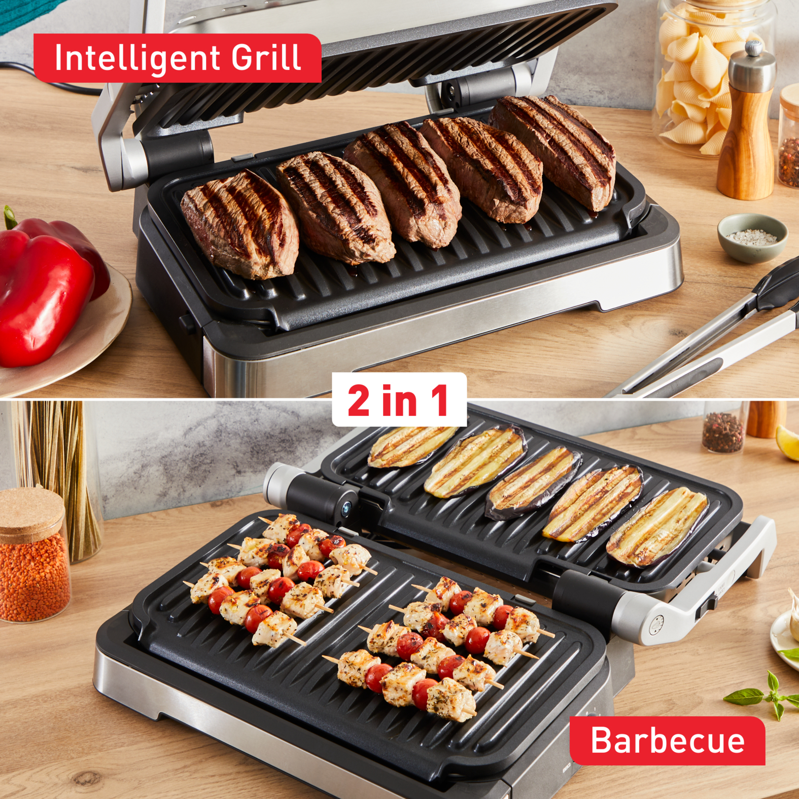 Tefal Optigrill 4 en 1 XL GC782D10
