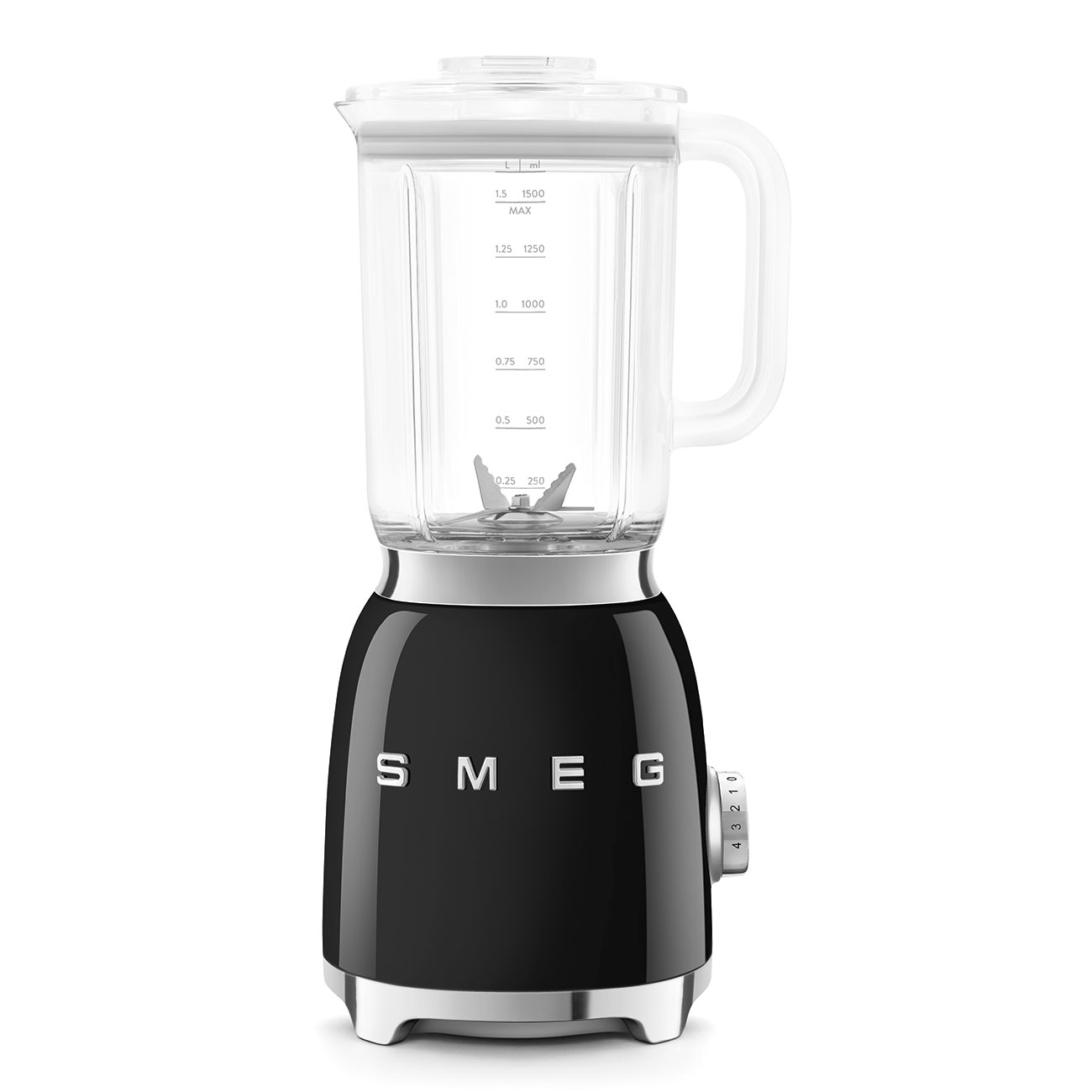 Smeg BLF03BLEU blender 1,5 l Blender voor op aanrecht 800 W Zwart