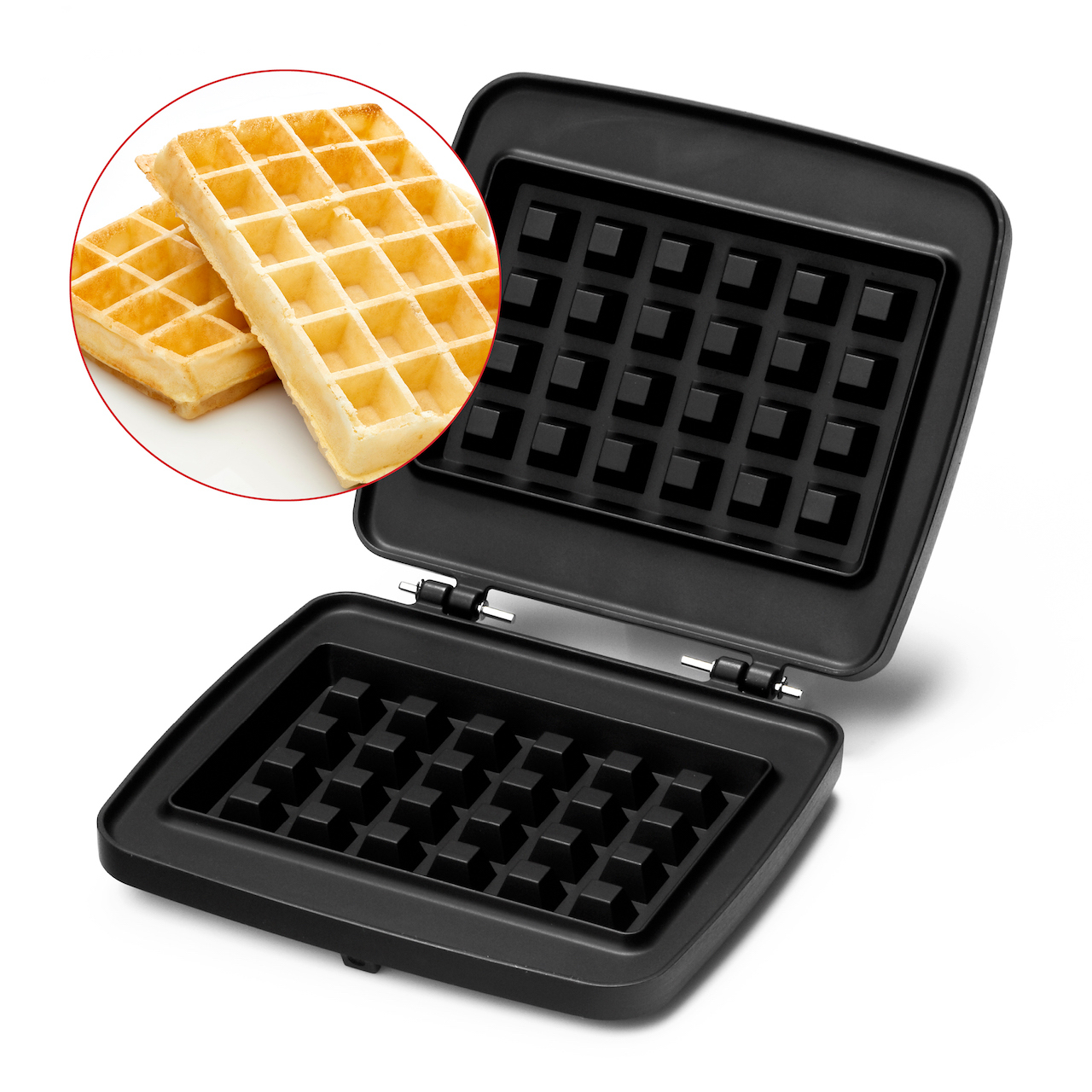 Bakplaat FRIFRI M0021 Brusselse & Luikse wafels / 4X6