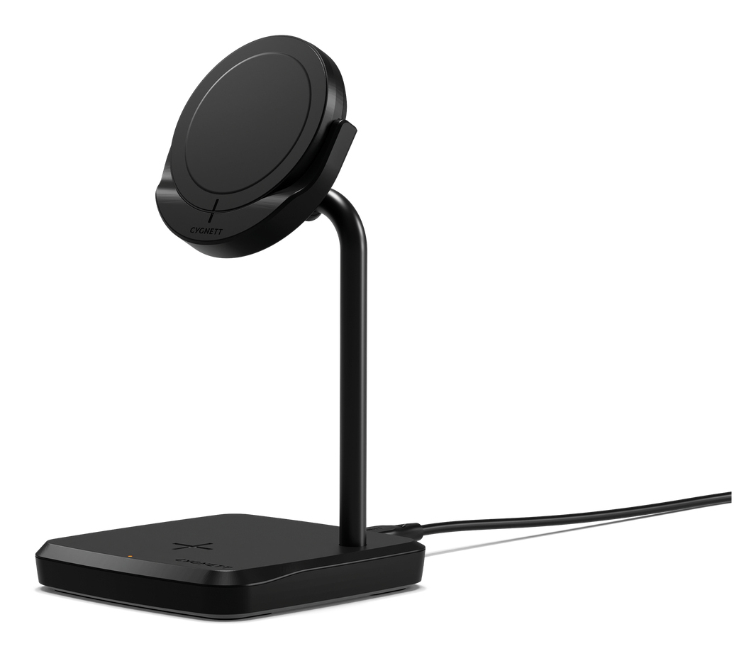 Cygnett Qi2 2 in 1 Chargebase Black