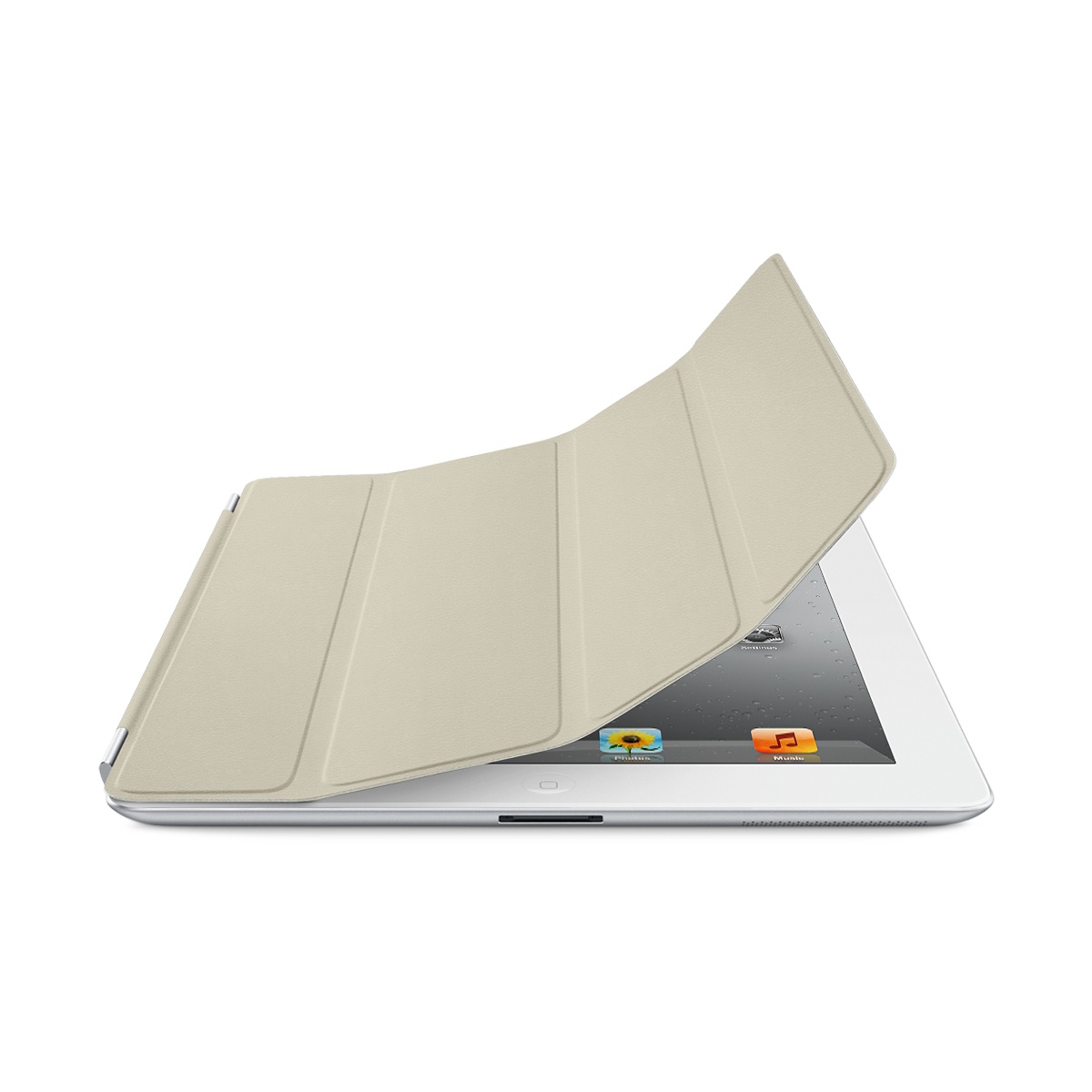 MD305ZM iPad smart cover Leather cream