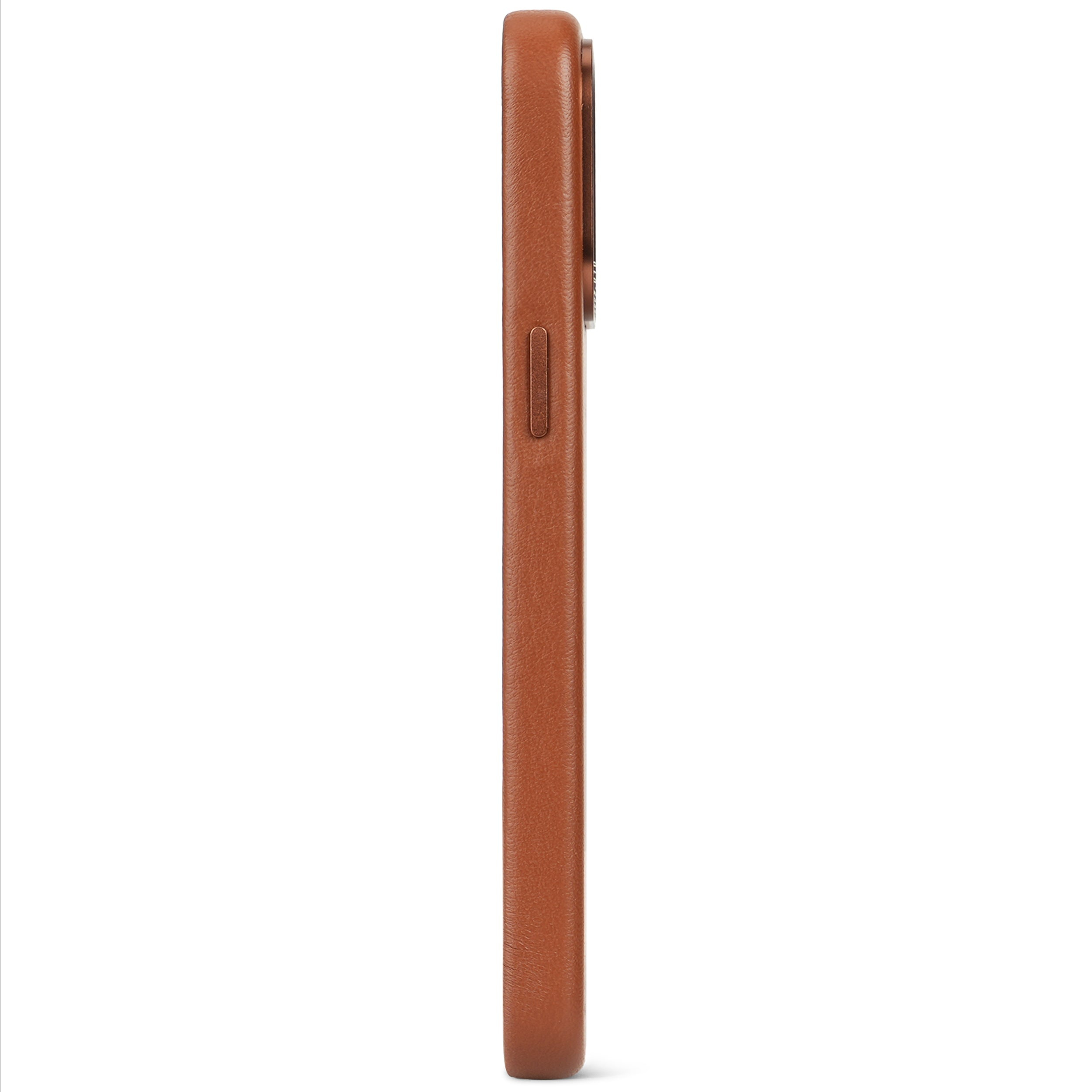 Tas DECODED Leather Backcover iPhone 16e/15/14/13 Tan