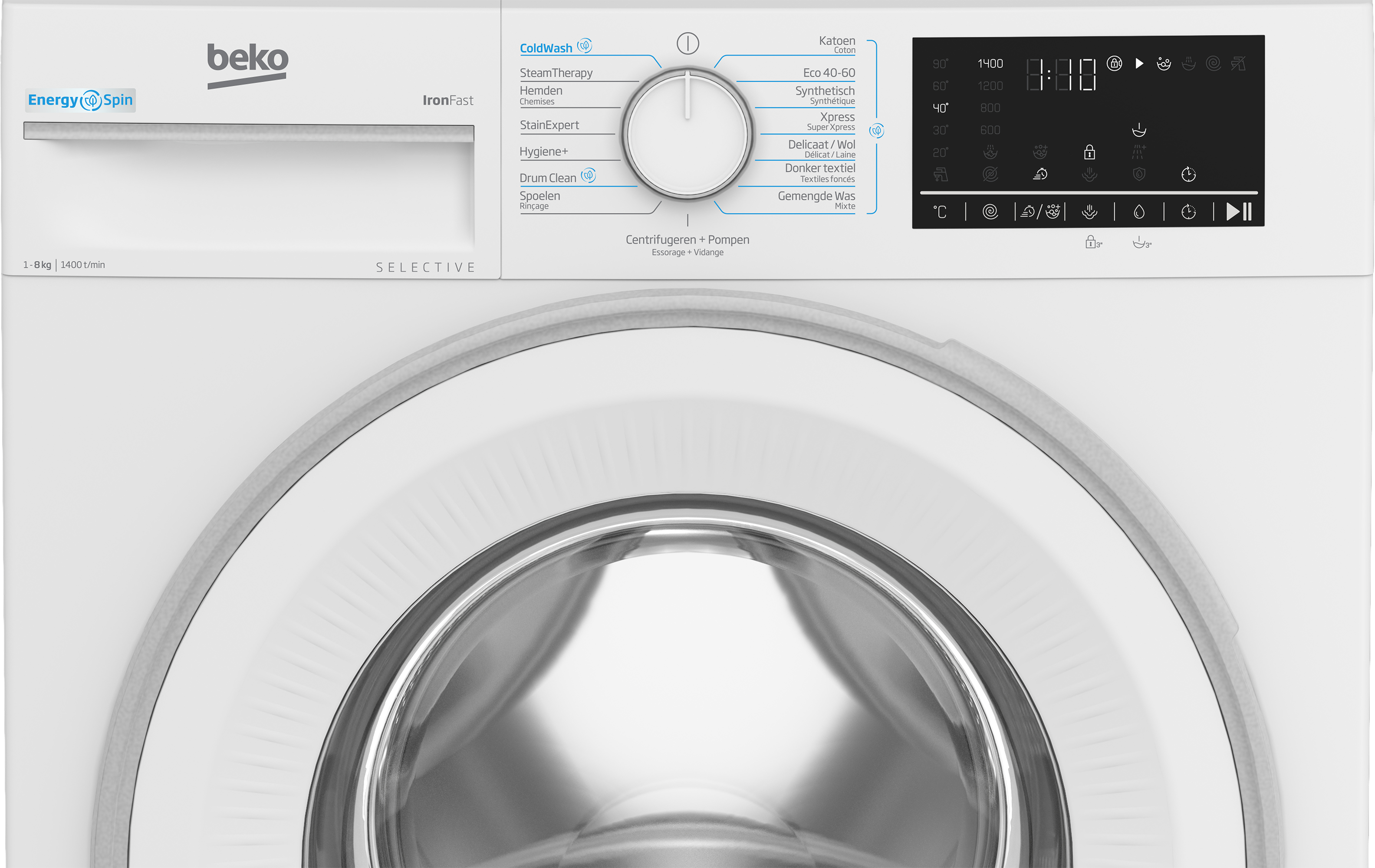 Beko wasmachine B3WM4841W2