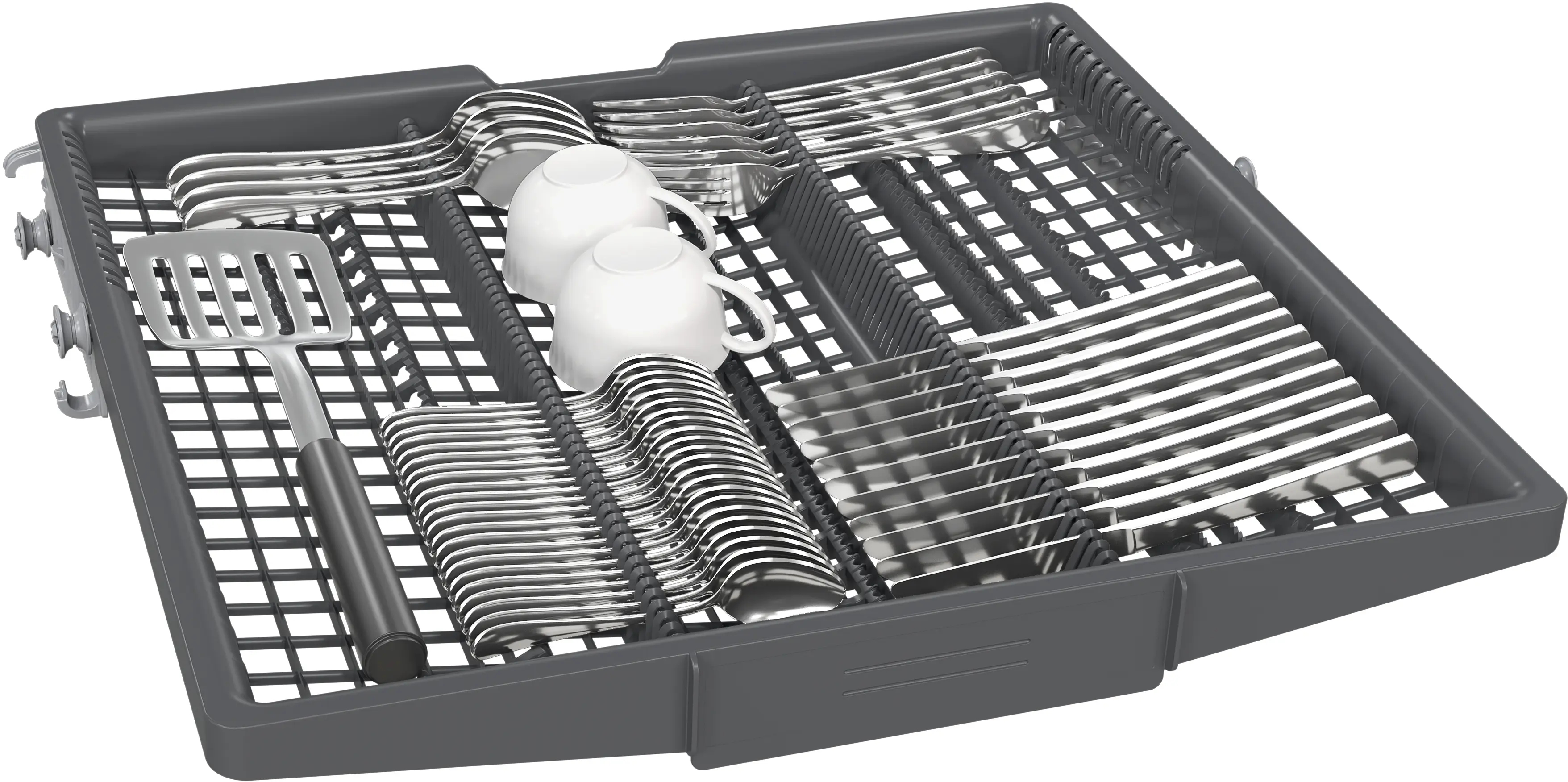 Vaatwasser BI SIEMENS SN53ES25CE iQ300 ExtraKlasse / A / HI /  42dB / besteklade / geborsteld staal